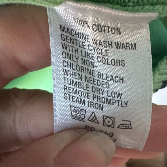 Izod Preppy 100% Cotton Argyle  Lightweight Sweater Size XL - Picture 6 of 6